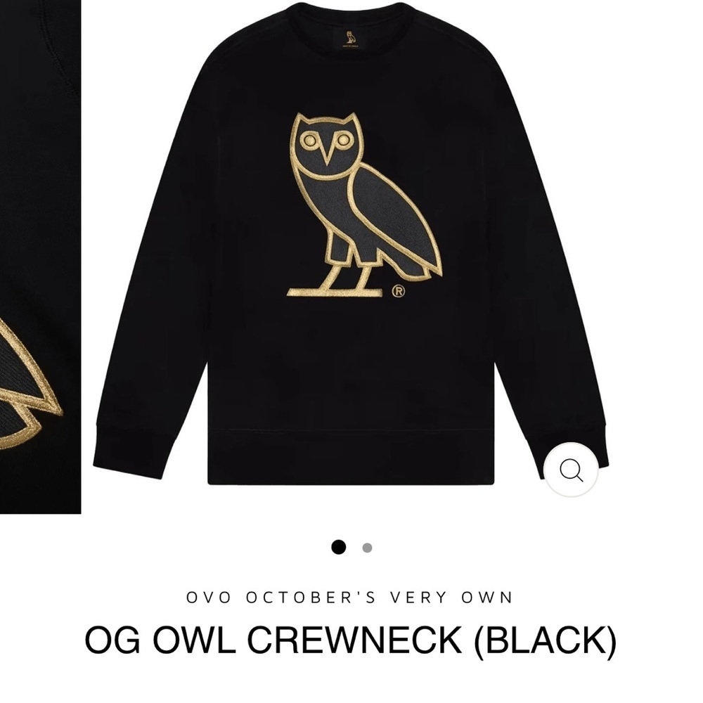 October’s Very Own OVO OG Owl Crewneck Sweatshirt - Picture 2 of 3